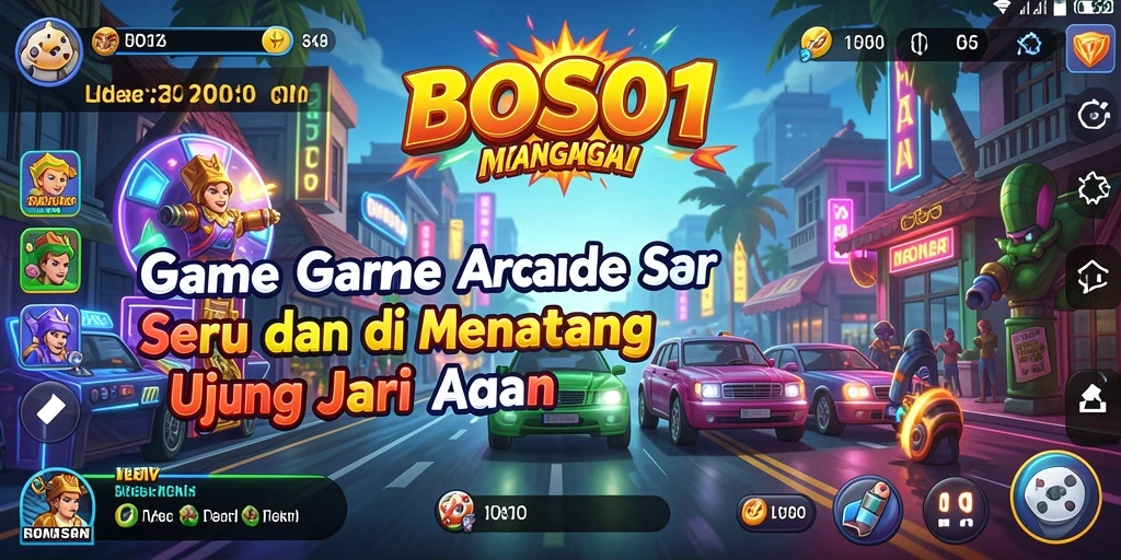 Screenshot gameplay BOS01 menampilkan aksi seru dan grafis menawan.
