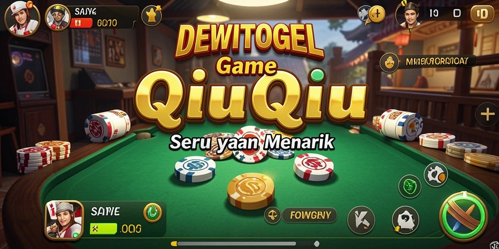 Tampilan gameplay DEWITOGEL yang menarik dalam permainan QiuQiu.