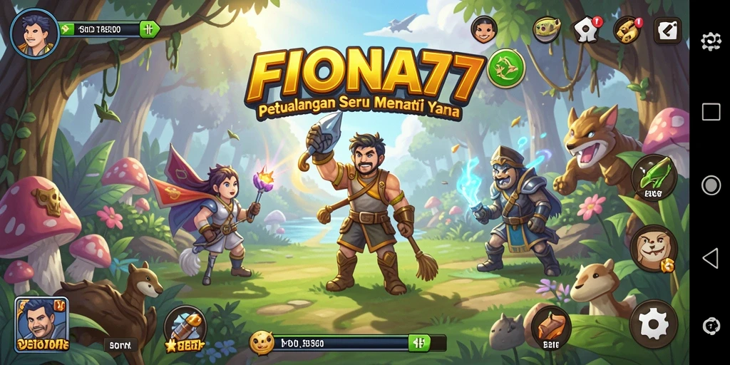 Tangkapan layar gameplay FIONA77 menampilkan aksi petualangan mendebarkan.