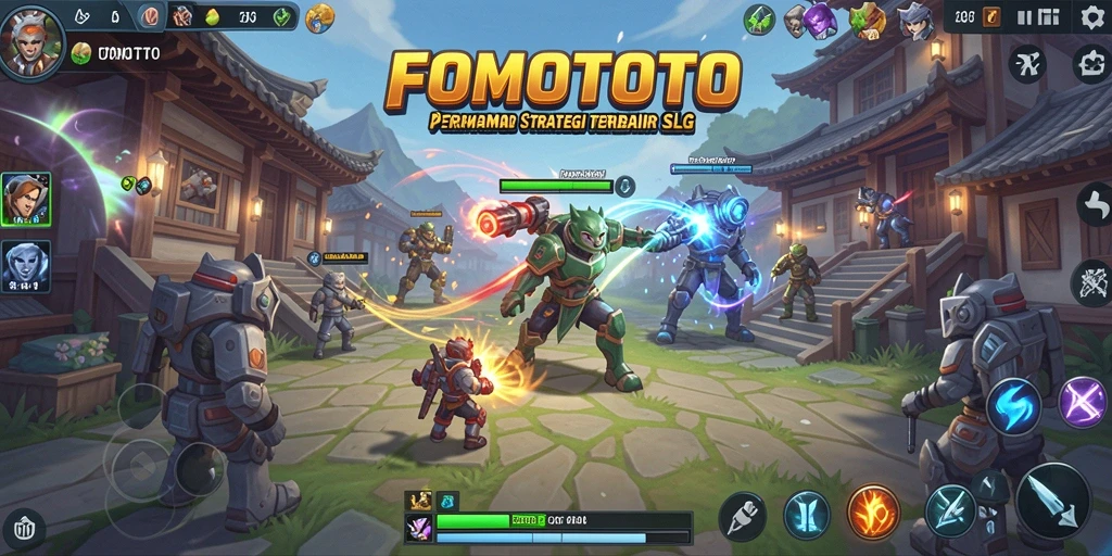 Tampilan gameplay strategis yang menantang dan mengasyikkan.