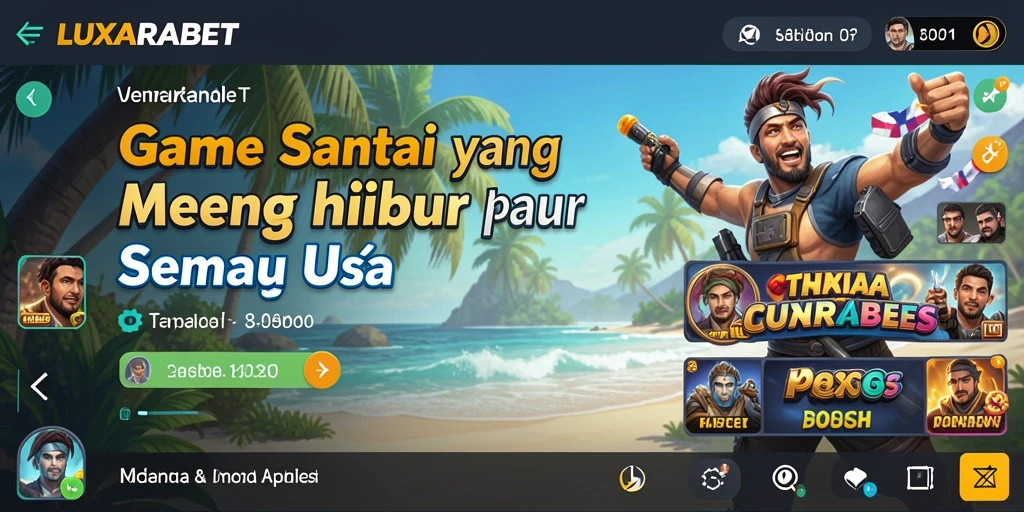 Tampilan seru gameplay LUXARABET yang mengasyikkan!