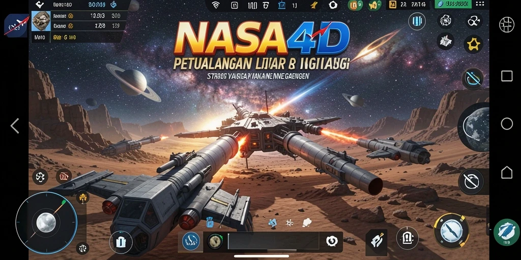 Tampilan gameplay NASA4D yang menarik dan penuh strategi.