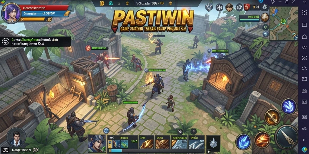 Tampilan gameplay PASTIWIN yang menarik dengan strategi mendalam.