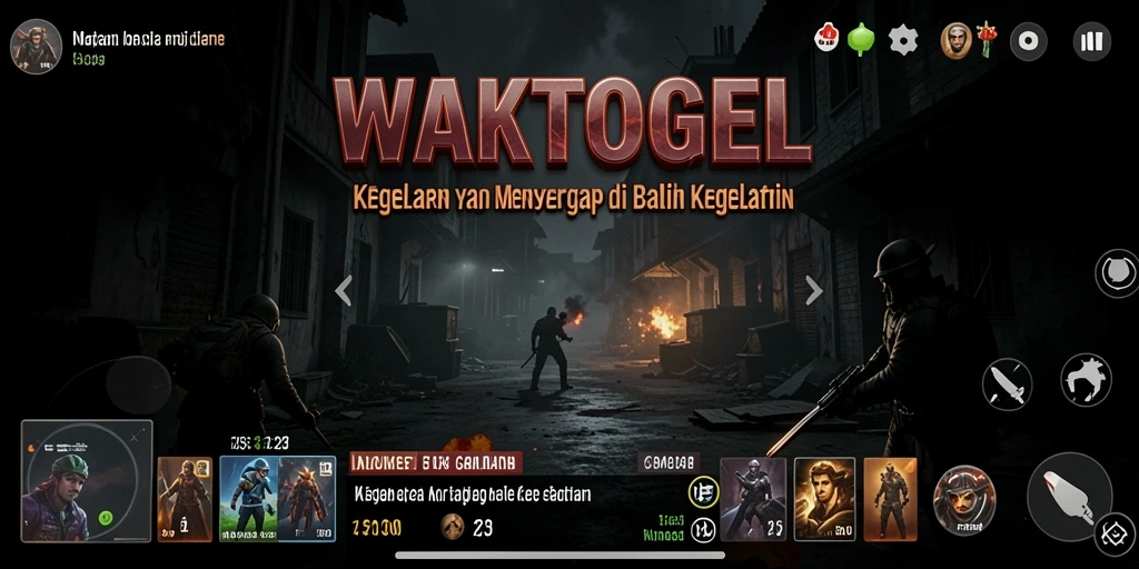 Gameplay menyeramkan WAKTOGEL dengan suasana mencekam.